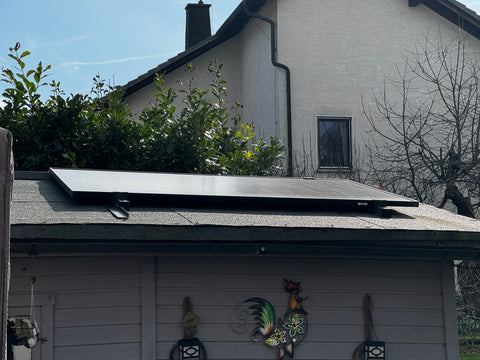 Balkonkraftwerk 820W/800W + bifazial & Growatt NEO 800 M-X, 5m Schuko-Kabel