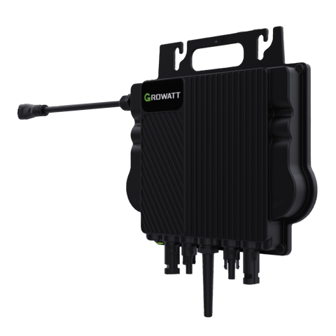 Balkonkraftwerk 820W/800W + bifazial & Growatt NEO 800 M-X, 5m Schuko-Kabel