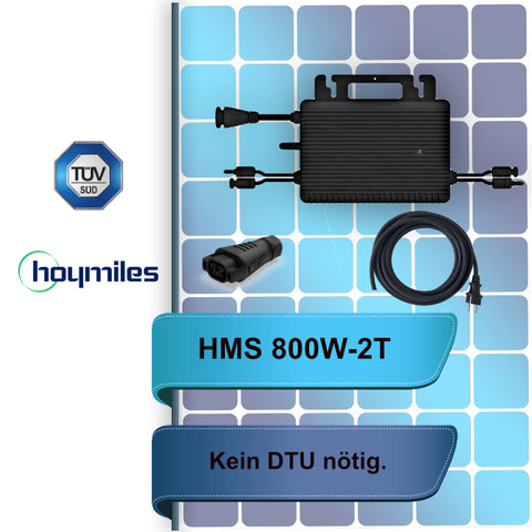 Hoymiles HMS-800W-2T Mikrowechselrichter mit 5m Kabel – Simply Trade GmbH