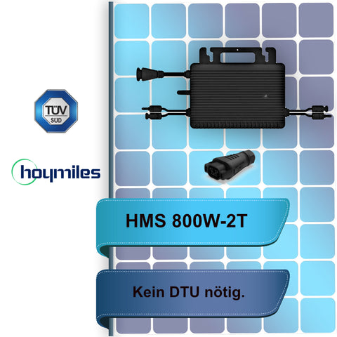 Hoymiles HMS-800W-2T Mikrowechselrichter mit HMS Adapter