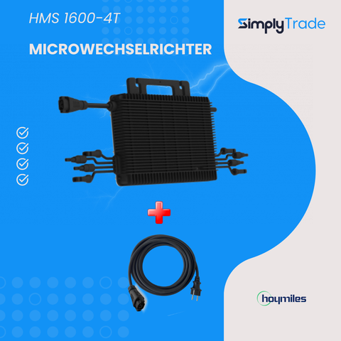 Hoymiles HMS-1600-4T Mikrowechselrichter mit 5m Kabel